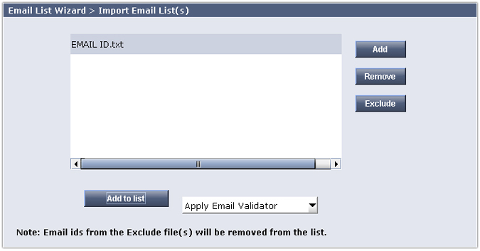 Import Email ID's from File